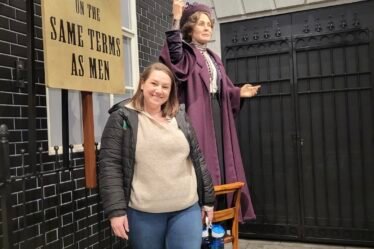 Emmeline Pankhurst at Madame Tussauds