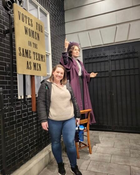 Emmeline Pankhurst at Madame Tussauds