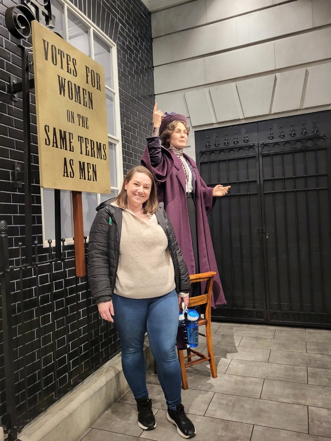 Emmeline Pankhurst at Madame Tussauds